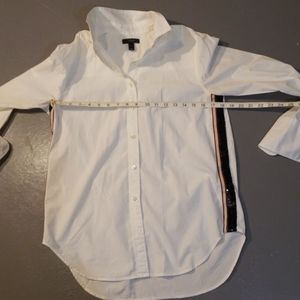 J Crew crisp white shirt